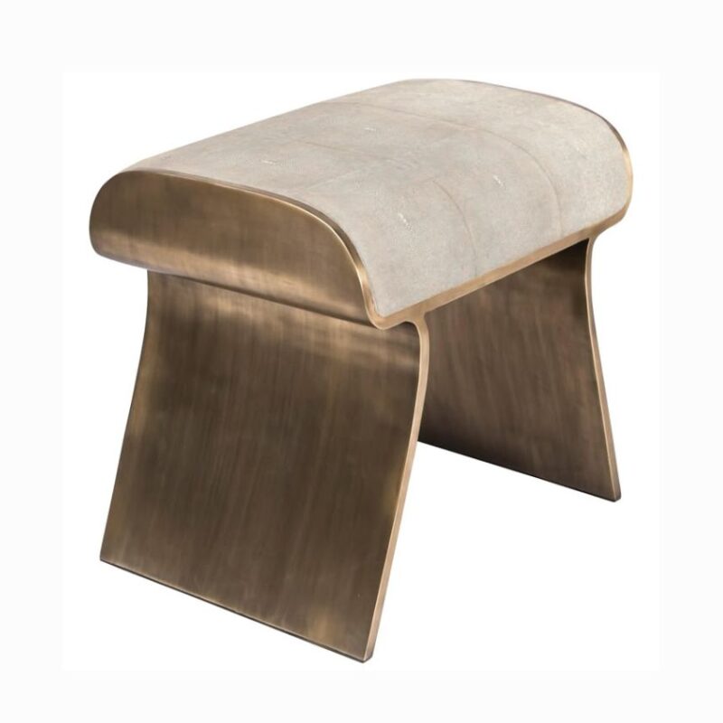 Brass Puffy Stool